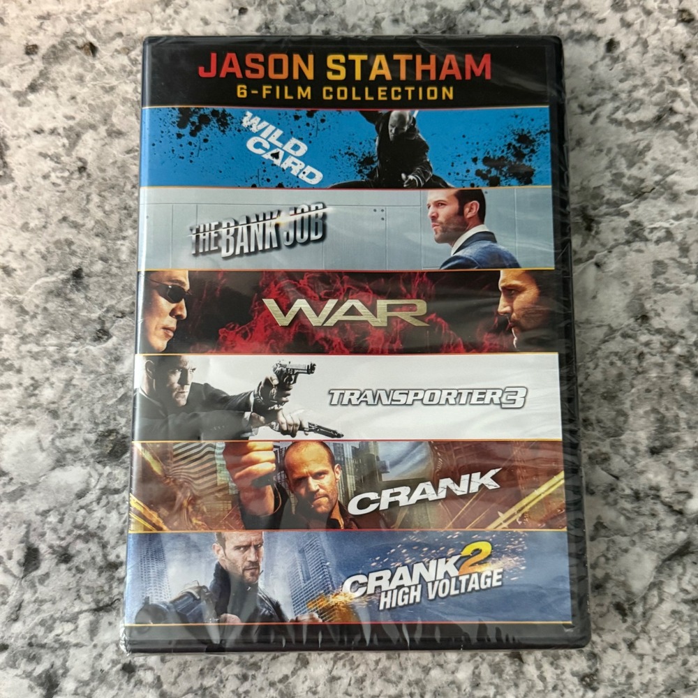 Jason Statham 6-Film Collection Wild‎ Card Bank Job War Transporter Crank